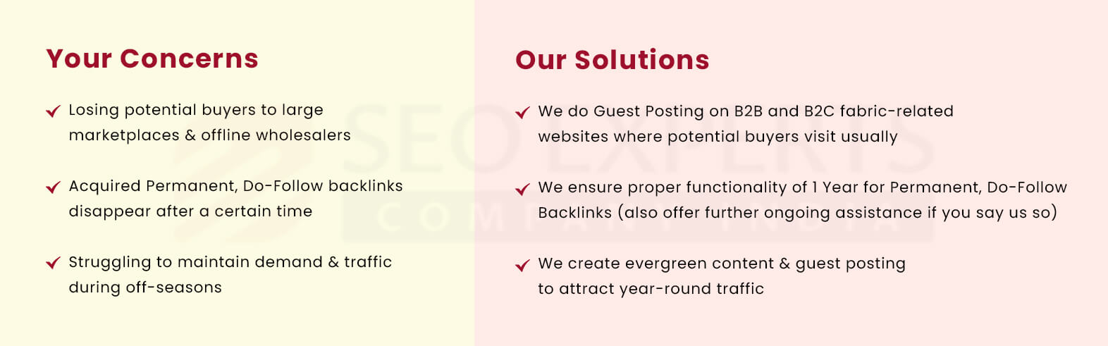 concerns and solutions